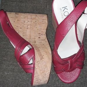 Michael kors jazyln platform wedges